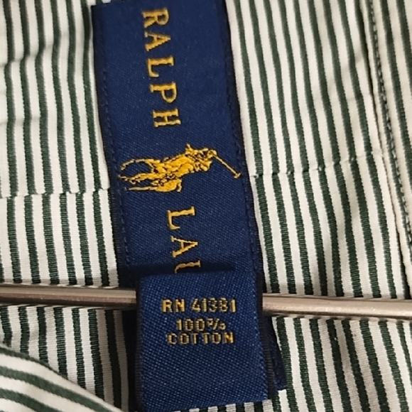 Polo by Ralph Lauren Micro Stripe Cotton Casual Button Down Shirt XXL - Picture 5 of 10